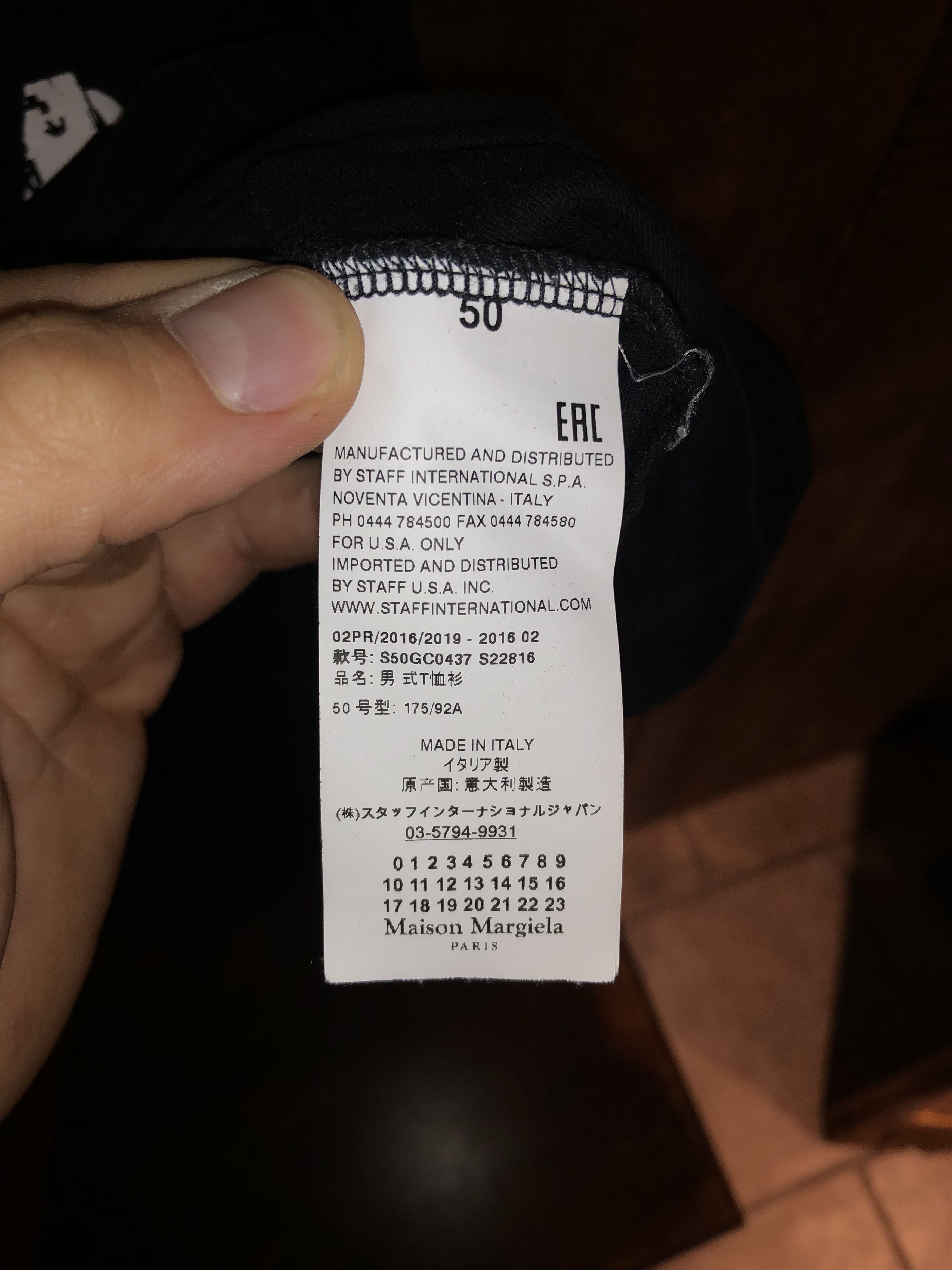Maison Margiela Authentic Maison Margiela Graphic (Line 10) - Size 50 Size US M / EU 48-50 / 2 - 3 Thumbnail