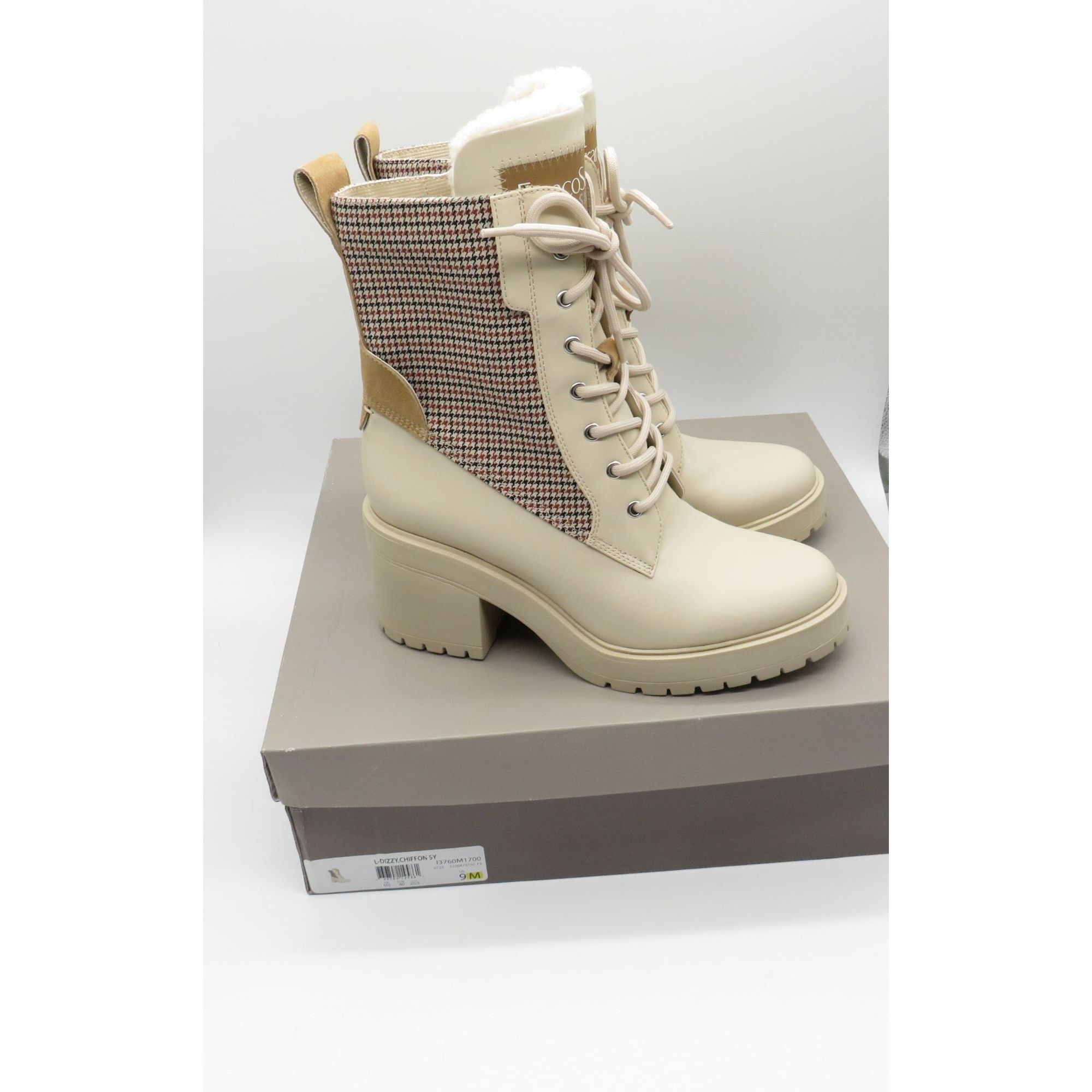 Franco Sarto Franco Sarto Dizzy Women's Faux Fur Lined Lace-Up Winter Boo Size US 9 / IT 39 - 1 Thumbnail