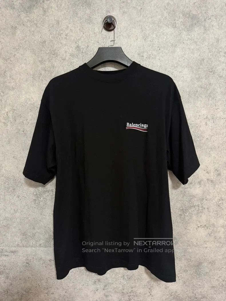 Balenciaga Balenciaga Coke Embroidered Logo Short Sleeve T-Shirt. Size US L / EU 52-54 / 3 - 1 Thumbnail