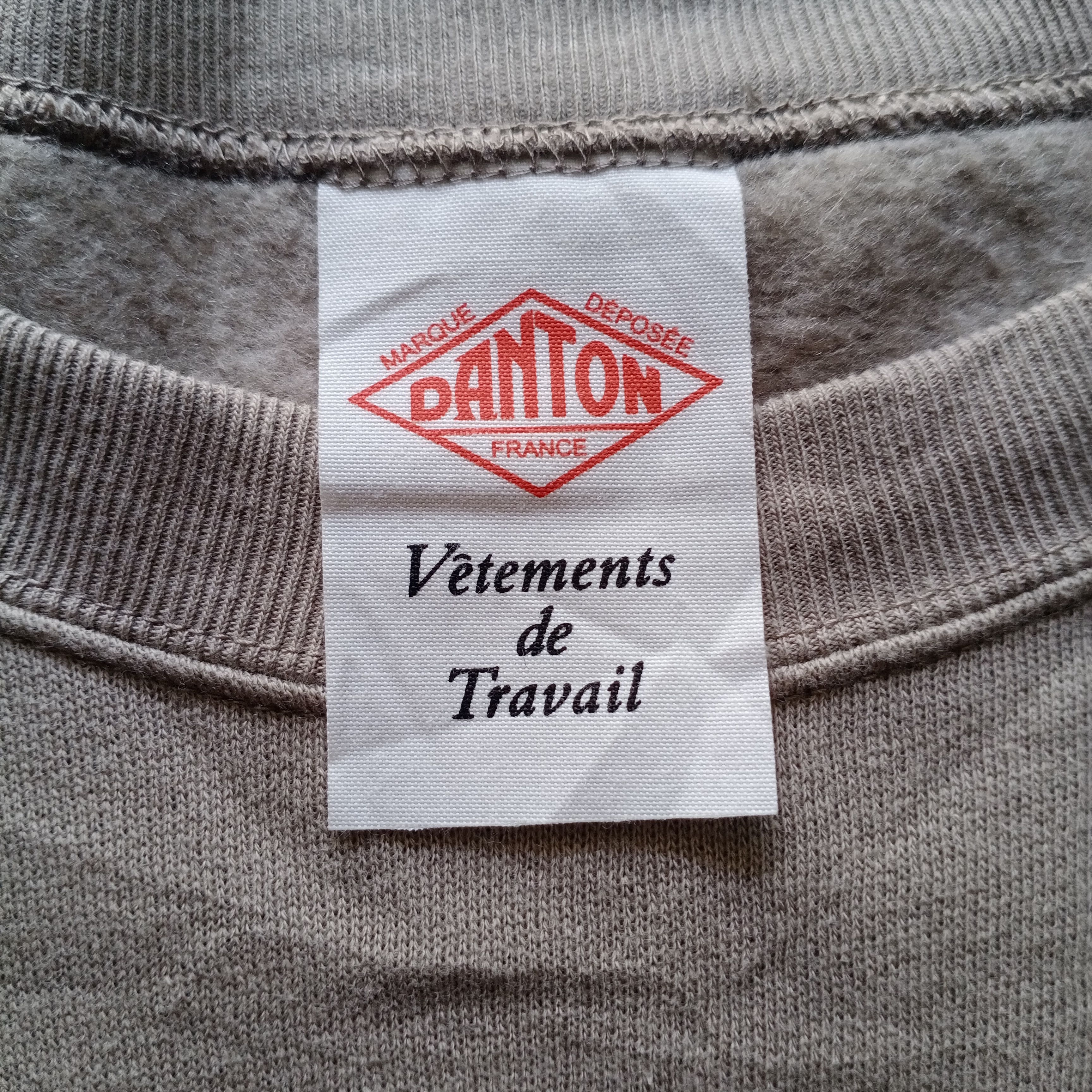 Danton DANTON FRANCE VETEMENTS DE TRAVAIL SWEATSHIRT BEIGE XL Size US XL / EU 56 / 4 - 3 Thumbnail