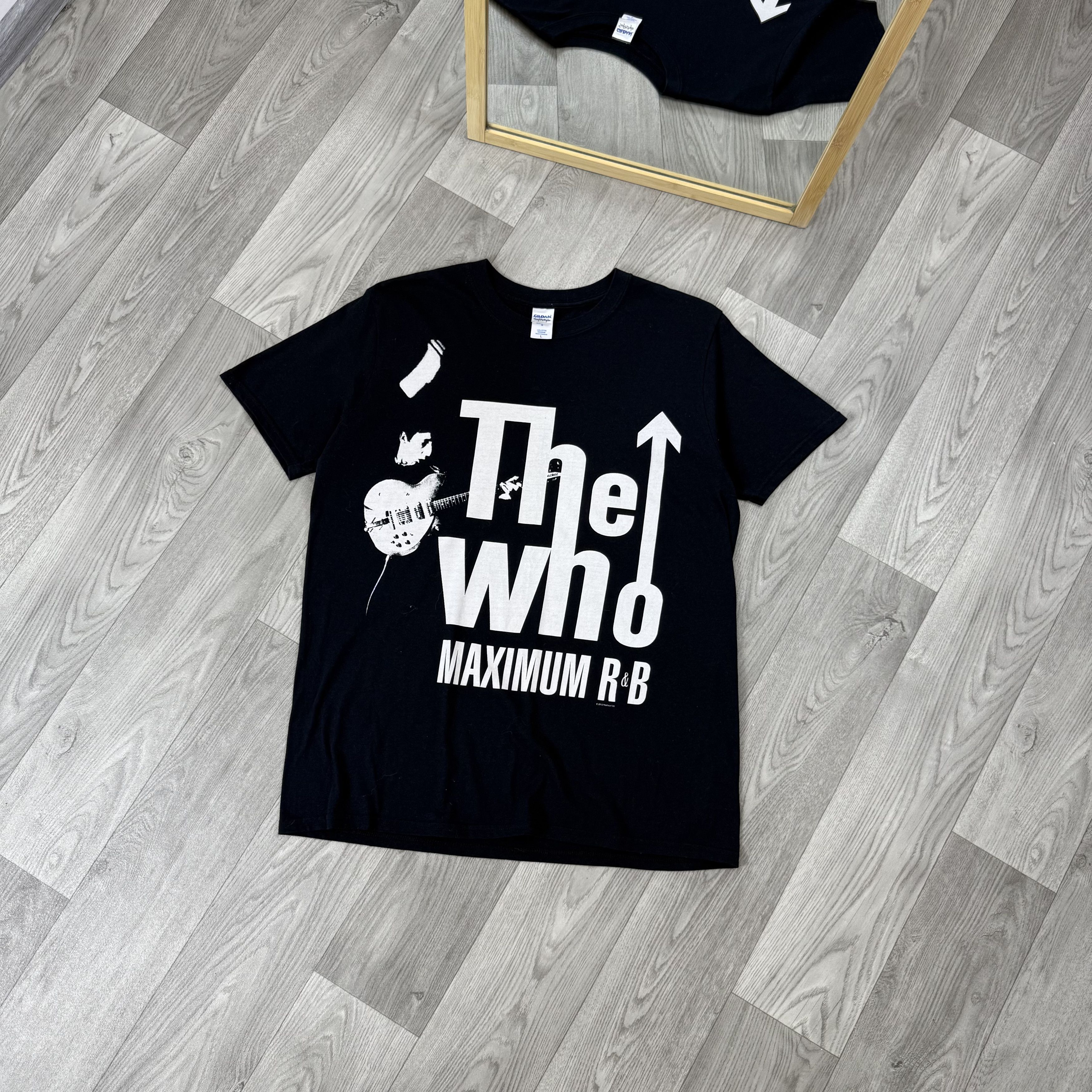 Vintage The Who Graphic Rock Band Black Tee Shirt Size US L / EU 52-54 / 3 - 1 Thumbnail