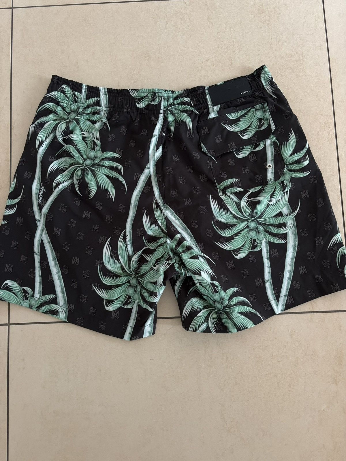 Amiri Amiri shorts palm-tree print black Size US 34 / EU 50 - 2 Thumbnail