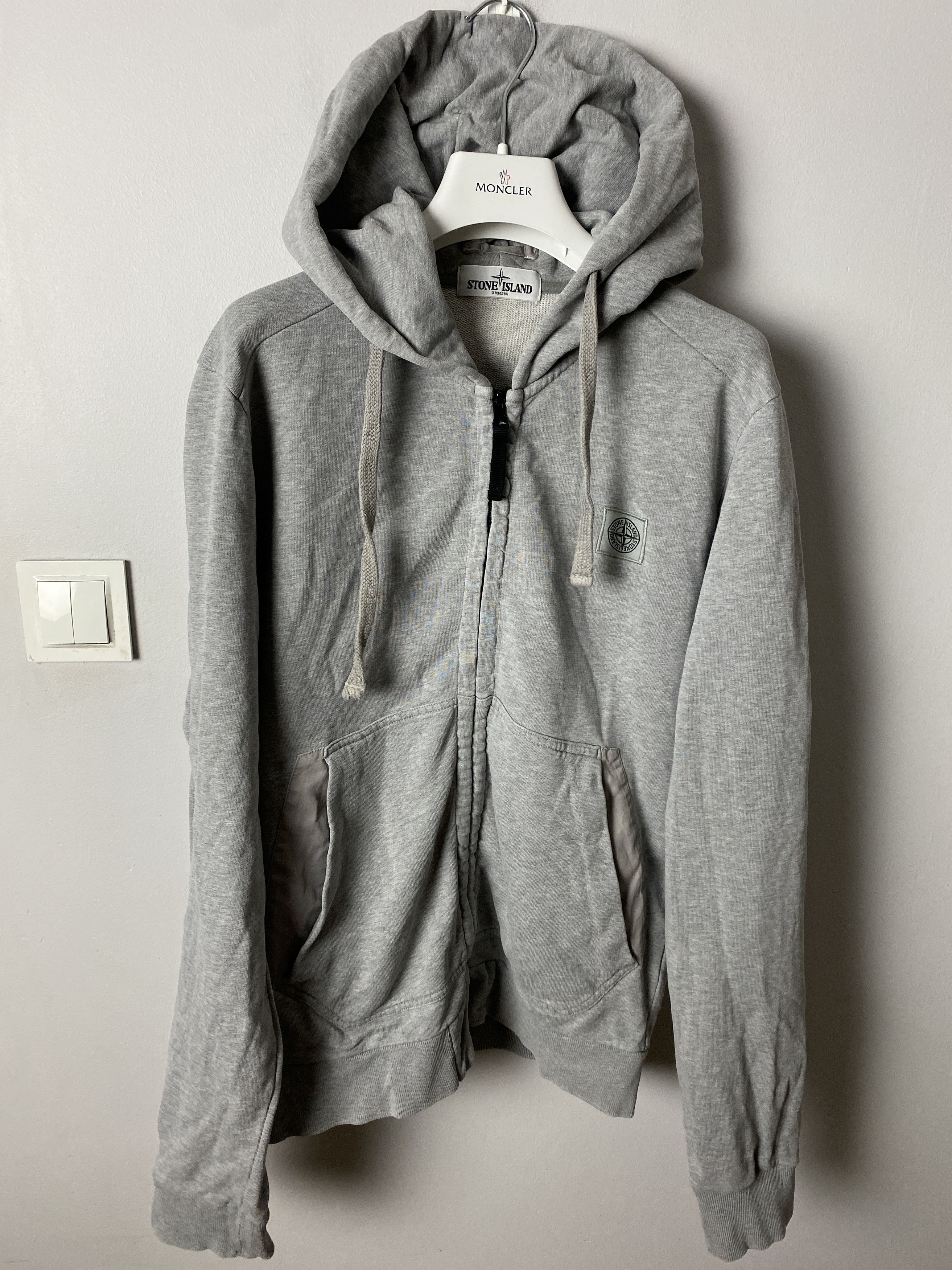 Massimo Osti Stone Island SS13 zip-up hoodie small logo patch Size US M / EU 48-50 / 2 - 1 Thumbnail