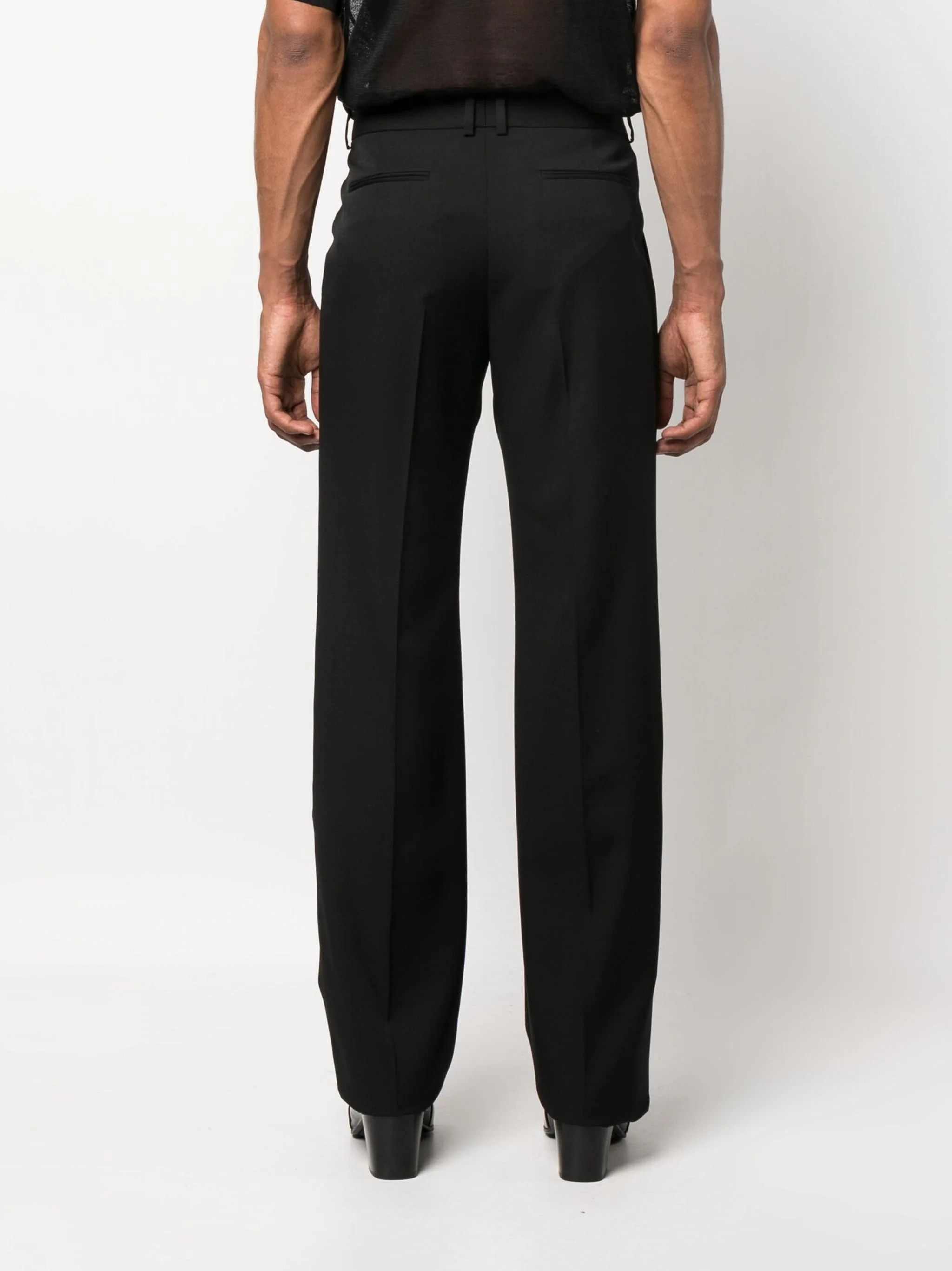 Saint Laurent Paris o1s1wg110824 Costume Veste Courte Tux Grain in Nero Size US 34 / EU 50 - 4 Thumbnail