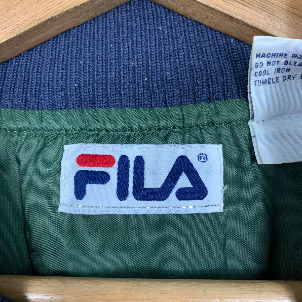 Fila Vintage 90’s FILA Big Logo Coach Jacket Varsity #2595-C117 Size US M / EU 48-50 / 2 - 16 Thumbnail