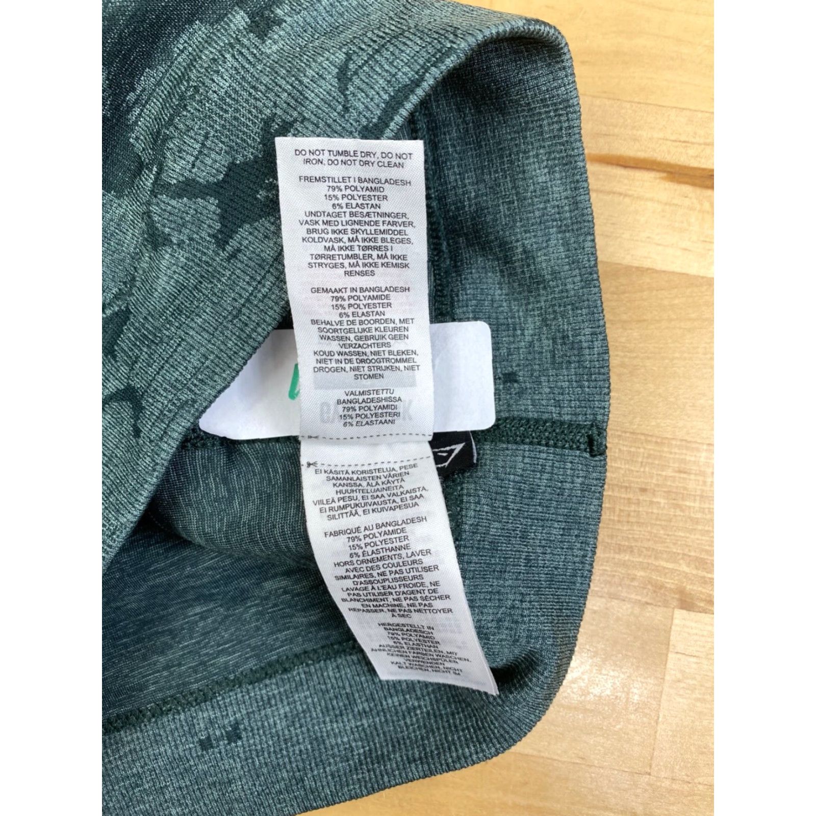 Gymshark GymShark Racerback Sports Bra Womens S Green Activewear Training 10961 Size ONE SIZE - 4 Thumbnail