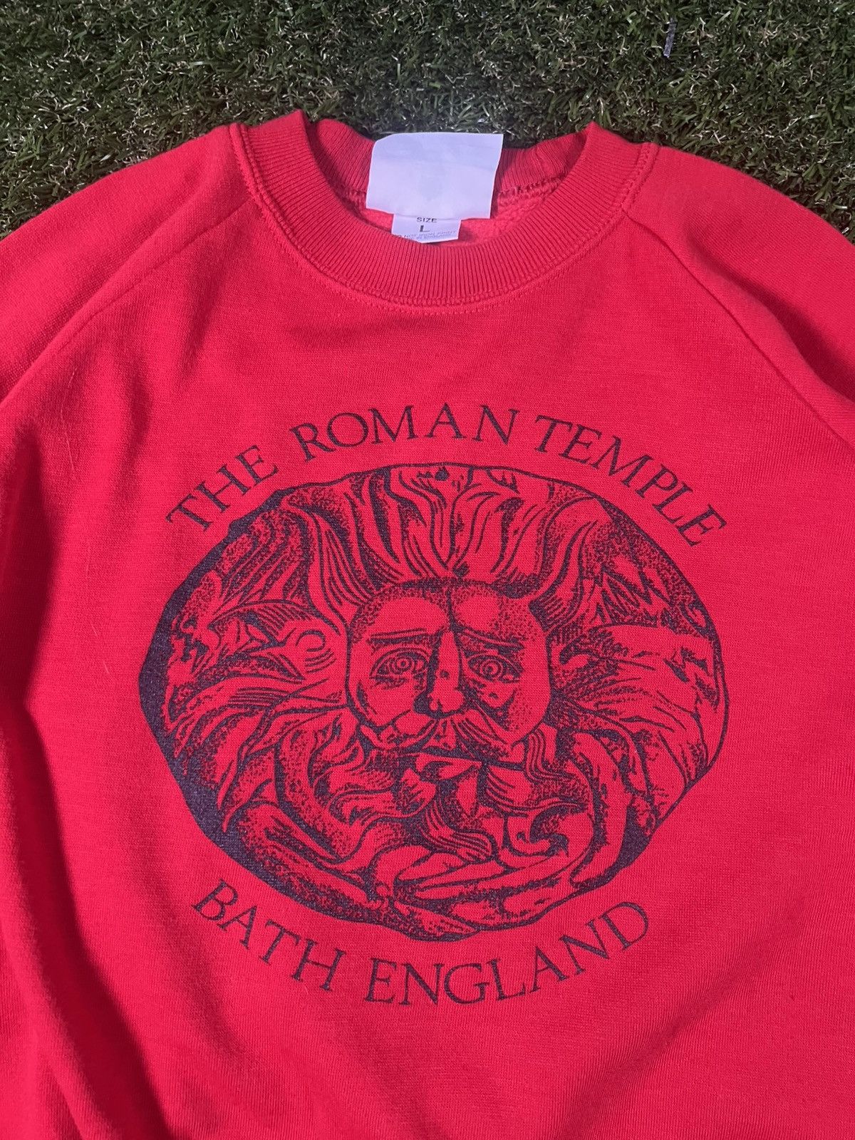 Vintage Vintage 90s Ancient Roman Temple Da Vinci Style Art Crewneck Size US M / EU 48-50 / 2 - 1 Thumbnail
