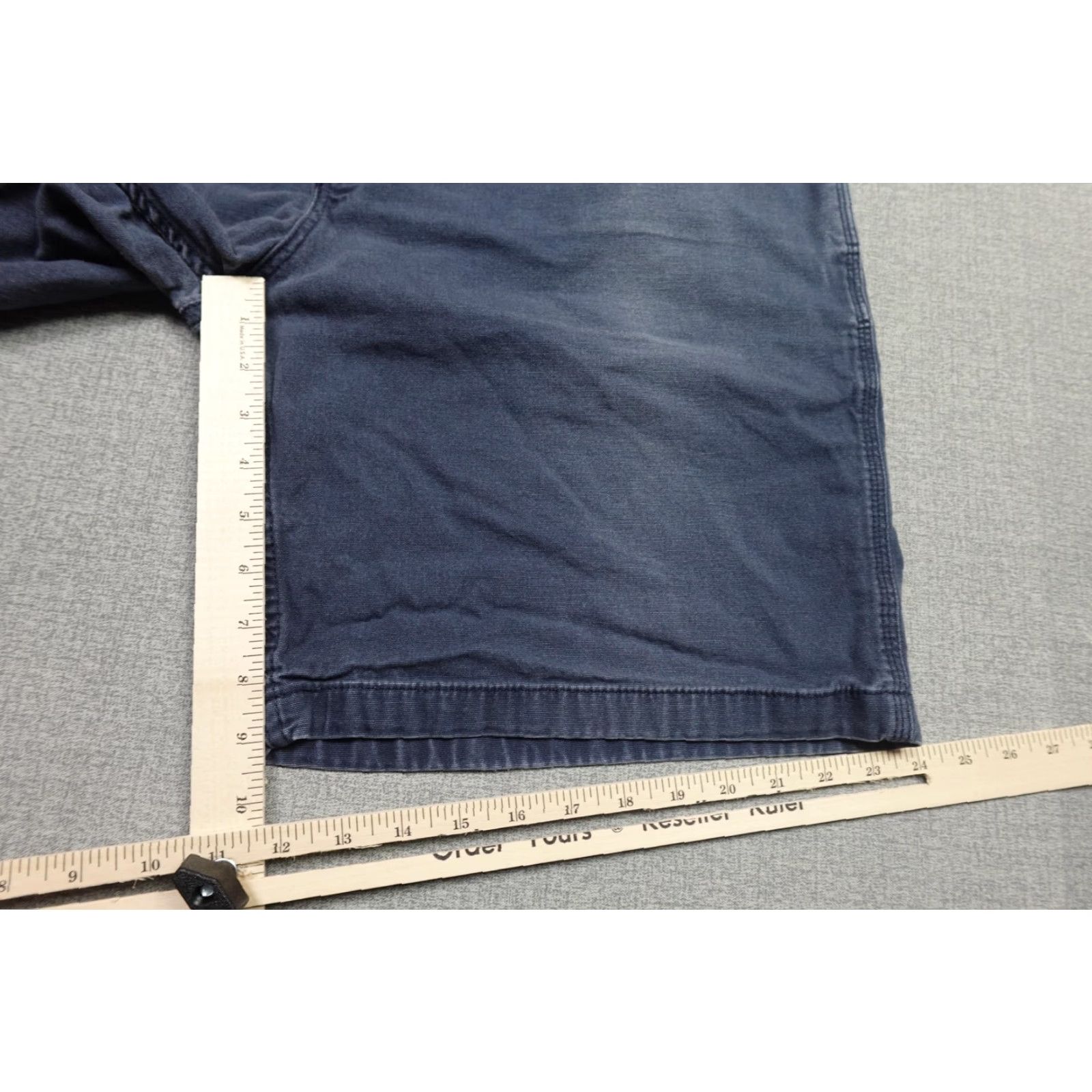 Carhartt Carhartt Shorts Mens 42 Blue Canvas Relaxed Fit Stretch Workwear Casual, 11 in Inseam, Cargo/Chino Style Size US 42 / EU 58 - 6 Thumbnail