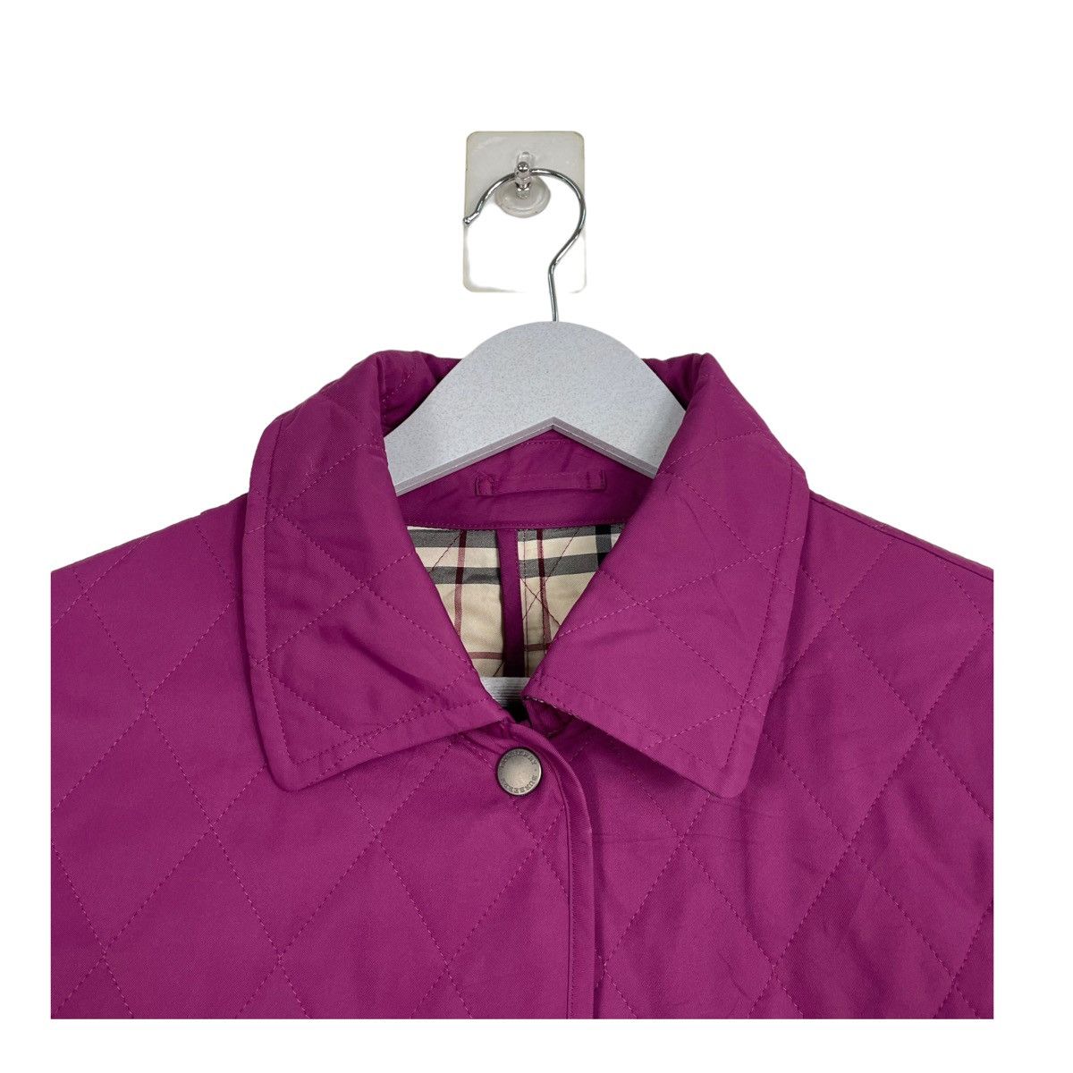 Burberry 💥BURBERRY LONDON QUILTED NOVA CHECK JACKET Size M / US 6-8 / IT 42-44 - 7 Thumbnail
