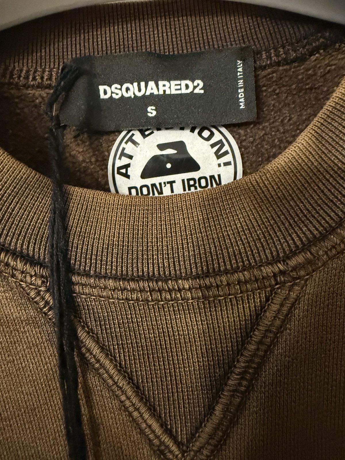 Dsquared2 Dsquared2 Brown And White Sweatshirt Small Size US S / EU 44-46 / 1 - 4 Thumbnail