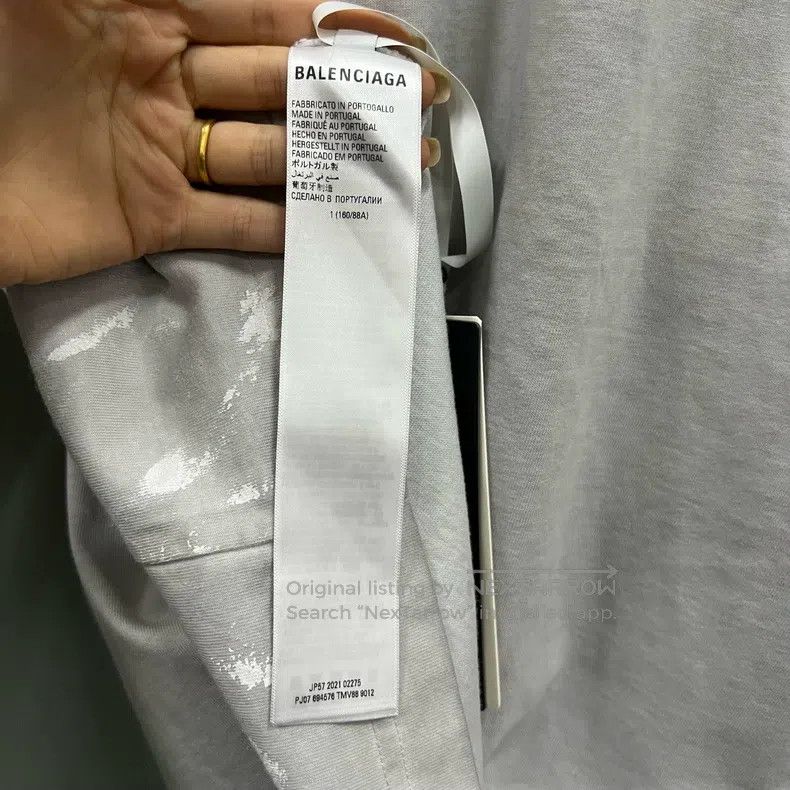 Balenciaga Balenciaga Metallica Rock Band Series Lightning Letter Pat Size US S / EU 44-46 / 1 - 3 Thumbnail