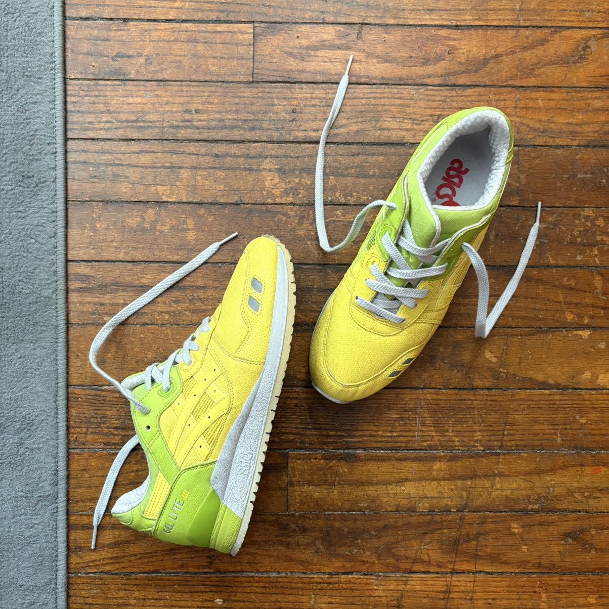 Asics 2012 SLAM JAM SOCiALiSM LEMON LiME GEL LYTE iii 3 H21SK0484 Size US 8 / EU 41 - 1 Thumbnail