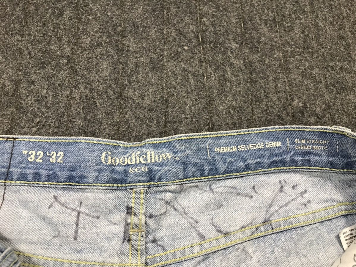 Japanese Brand × Vintage Vintage Goodfellow Selvedge Distressed Denim Jeans Size US 32 / EU 48 - 17 Thumbnail