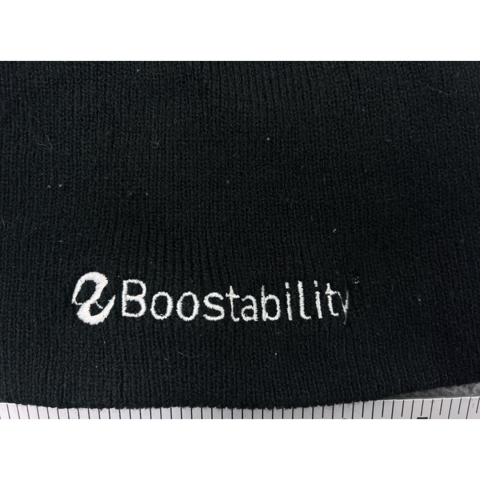Vintage Boostability Beanie Toque Hat Adult One Size Black Knit 100% Acrylic White Label SEO Brand Beanie Winter Ski Logo White Label SEO Agency Mens Size ONE SIZE - 2 Thumbnail