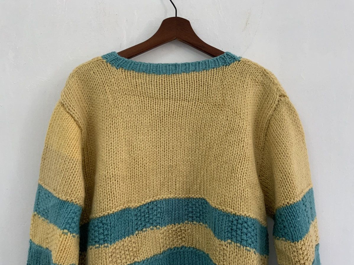 Japanese Brand Handmade Knitwear Cross Stitch Sweatshirt Size US M / EU 48-50 / 2 - 5 Thumbnail