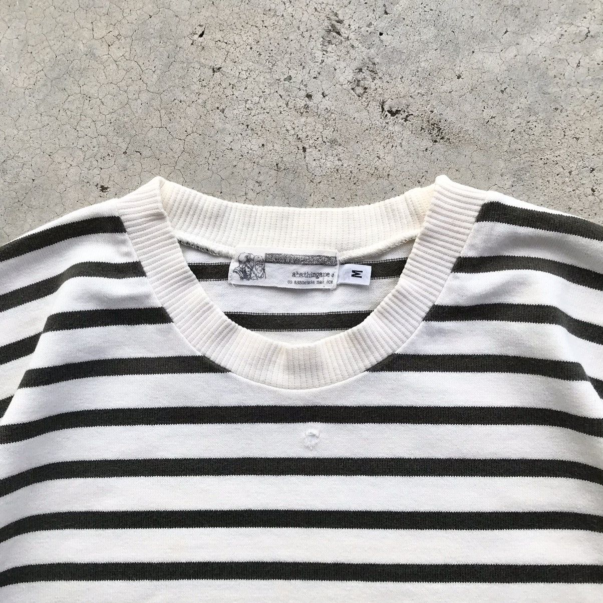 Bape 2000's Bathing Ape - Made with General Stripe L/S T-Shirt Size US S / EU 44-46 / 1 - 8 Thumbnail