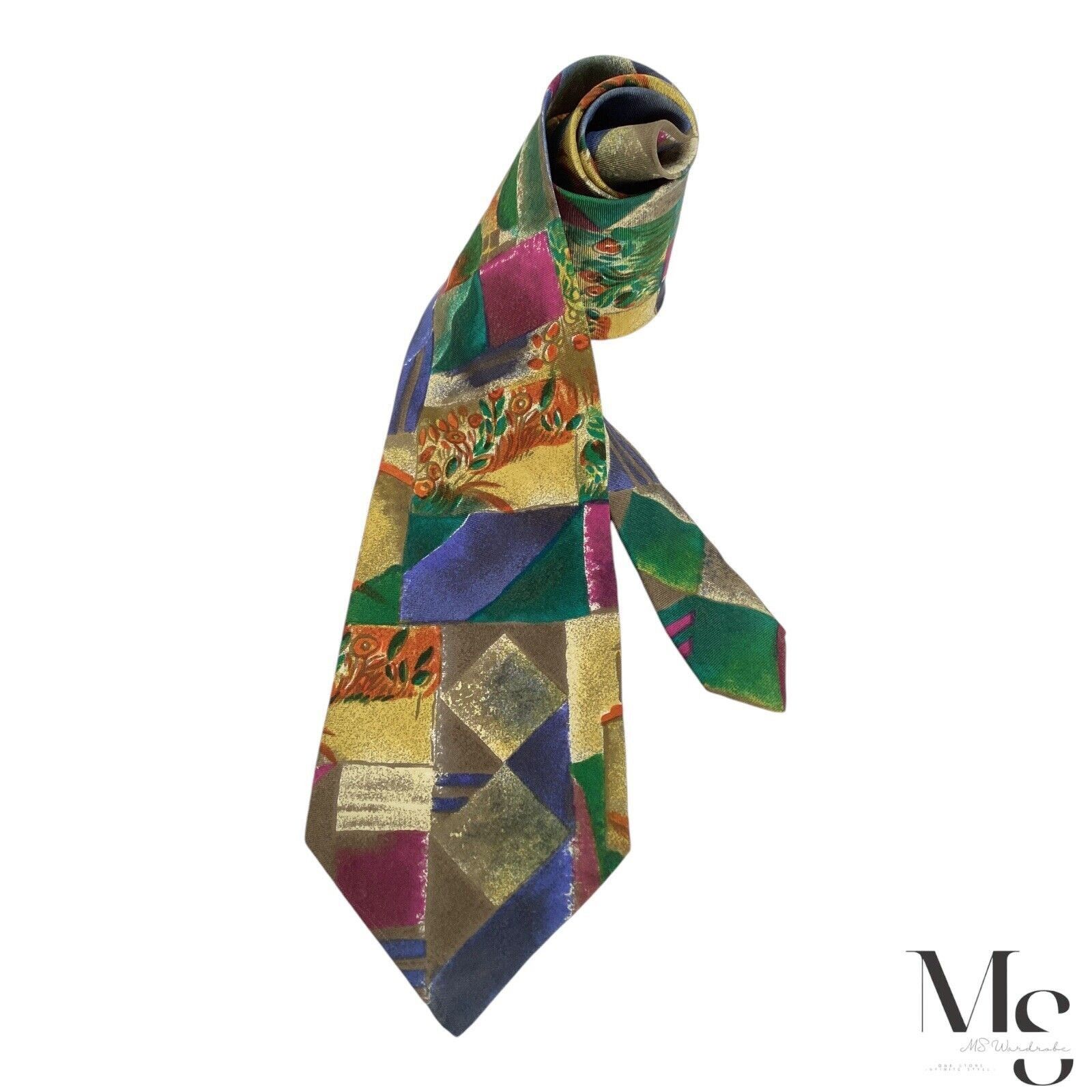 Other NARAIDE Multicolor Art Print Luxury Silk Tie Made In Italy W Size ONE SIZE - 1 Thumbnail
