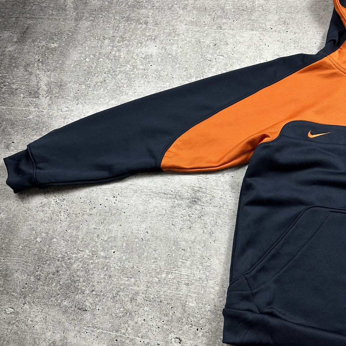 Nike Vintage Nike Hoodie Swoosh Logo Orange Navy Men’s Size S Size US S / EU 44-46 / 1 - 6 Thumbnail