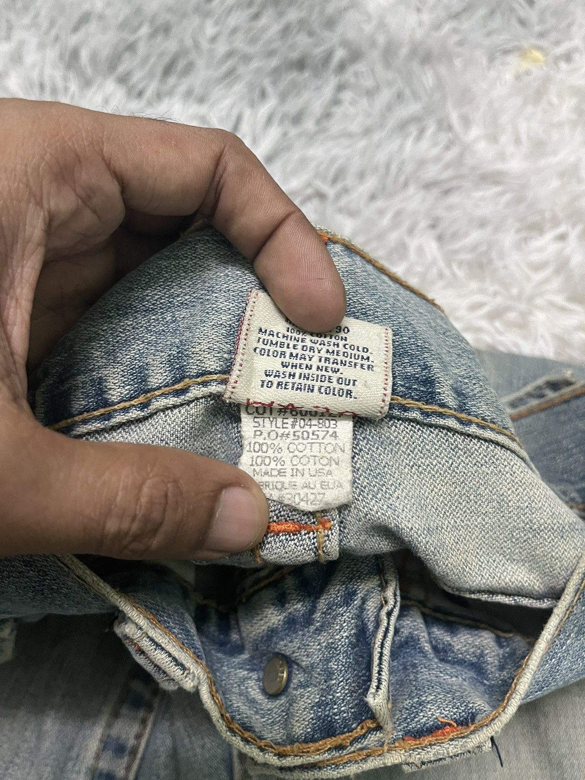 True Religion 90s TRUE RELIGION FLARE DENIM DISTRESSED Size US 30 / EU 46 - 11 Thumbnail