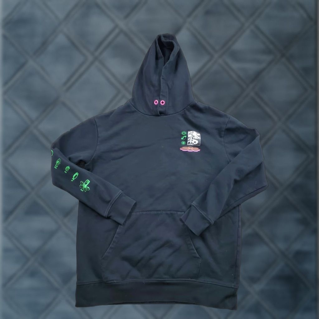 Vintage Vitriol Hoodie Mens Small Black Graphic Print Pullover Sweatshirt Size US S / EU 44-46 / 1 - 1 Thumbnail