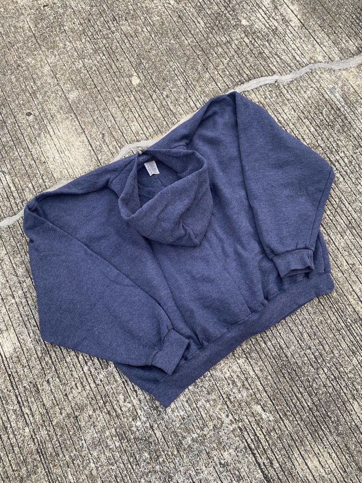 Vintage Vintage Russell Athletic Zip Up Hoodie Dark Gray Size US XXL / EU 58 / 5 - 8 Thumbnail