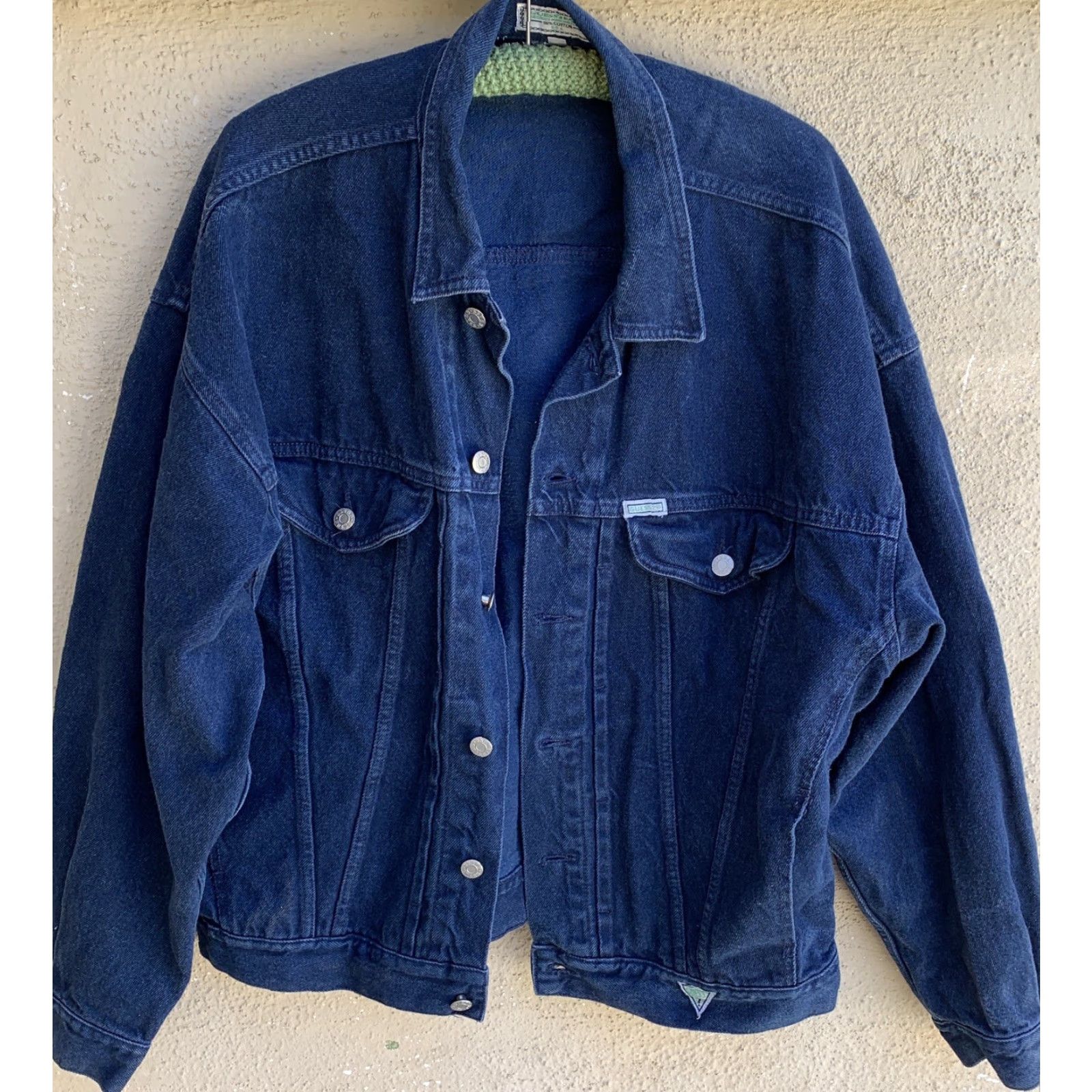 Guess VINTAGE Guess Jeans Denim Jacket 1990s Made In USA Men’s Blue XL Denim Jacket Mens XL Blue 90s Guess Jeans Jacket Vintage Men’s Blue XL Size US 36 / EU 52 - 6 Thumbnail