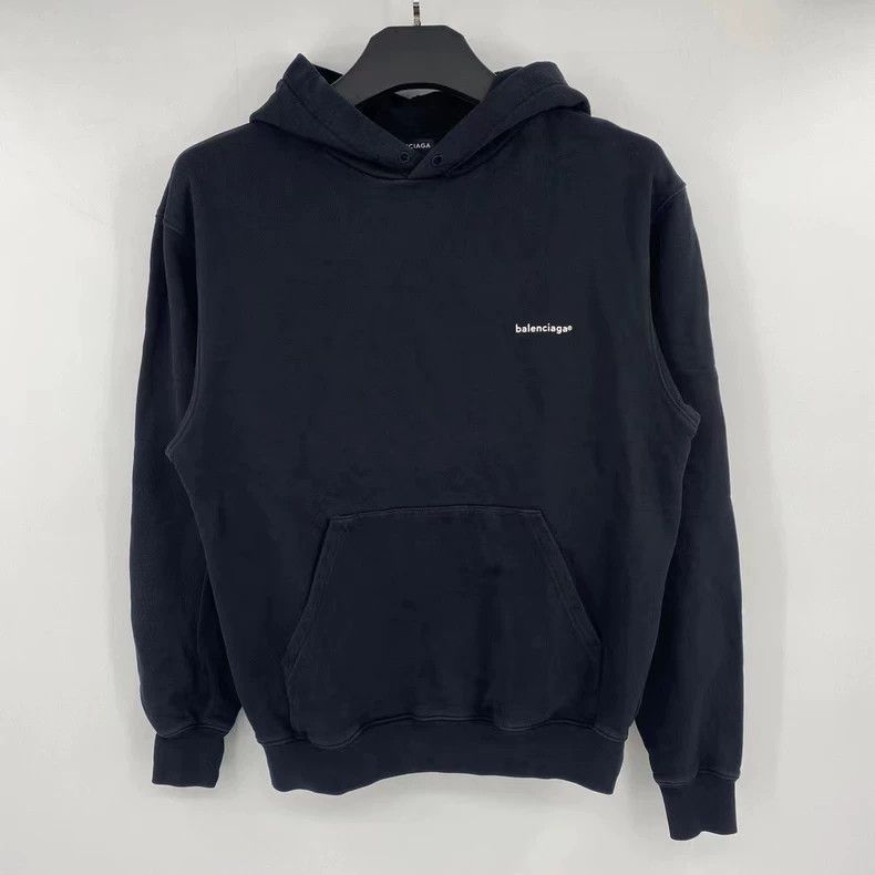 Balenciaga Front Letter Hoodie