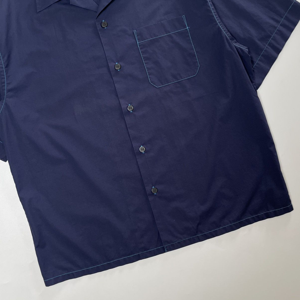 Marni × Uniqlo Uniqlo x Marni Oversized Shirt Navy Size US M / EU 48-50 / 2 - 5 Thumbnail
