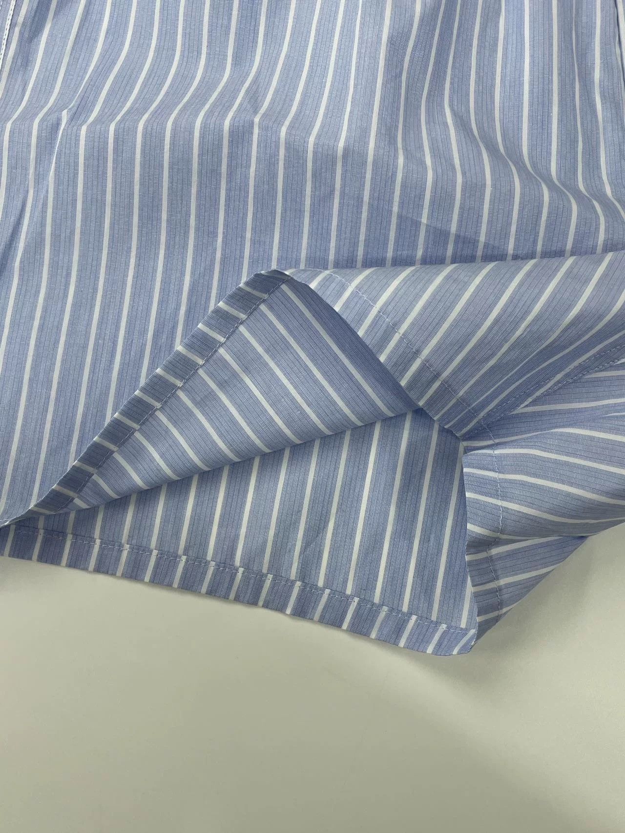 Dior Dior Size LBlue and white striped shorts Size US 32 / EU 48 - 14 Thumbnail