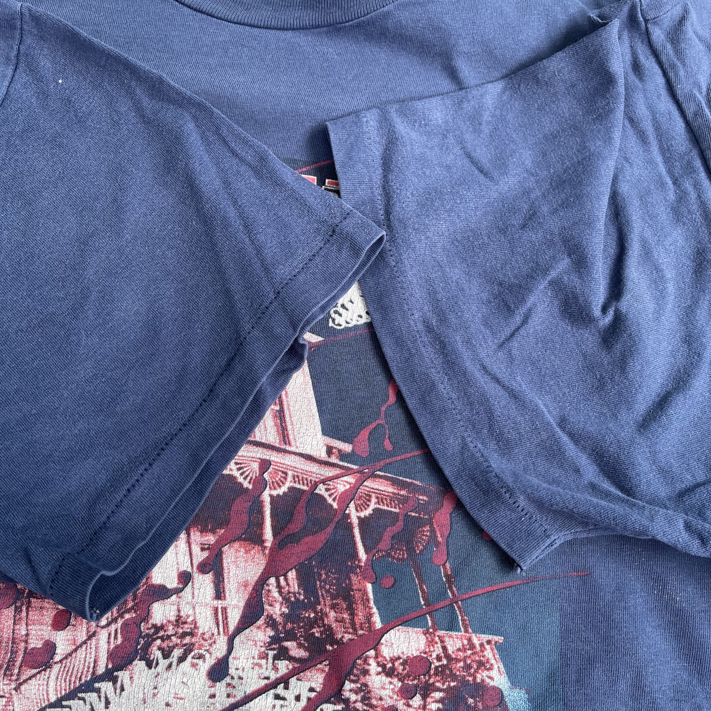Vintage Vintage 90s Psycho Bates Motel T-shirt Horror Movie Tee Size US XXL / EU 58 / 5 - 6 Thumbnail
