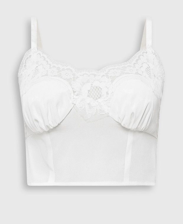 Dolce & Gabbana Silk-blend top Size 4XL / US 24-26 - 1 Thumbnail
