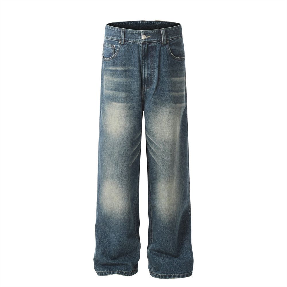 Japanese Brand × Jean Men's street style distressed washed gradient jeans Size US 34 / EU 50 - 1 Thumbnail