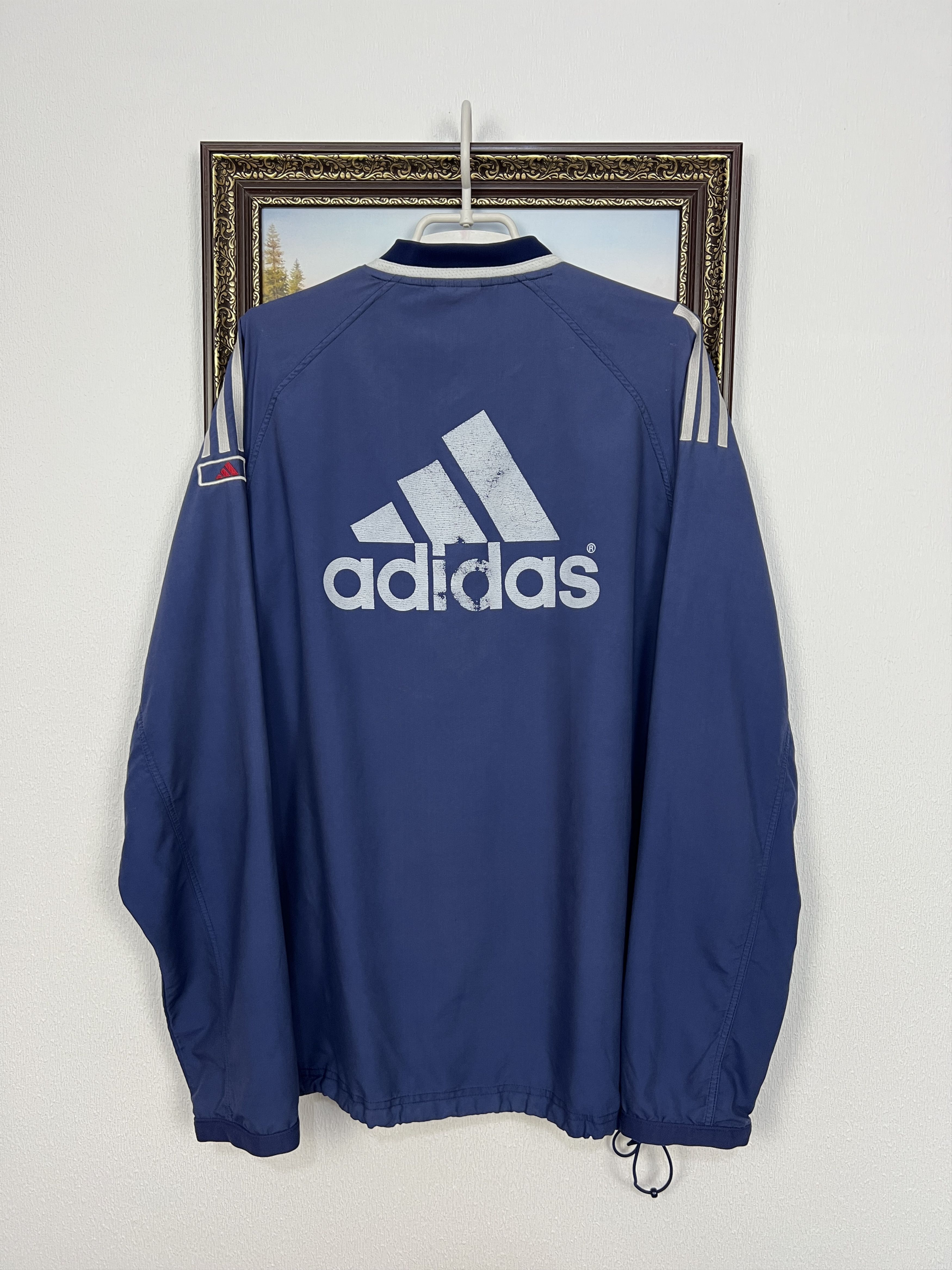 Adidas Vintage 90's Adidas Fulham Football Train Sweatshirt Soccer Size US L / EU 52-54 / 3 - 12 Thumbnail