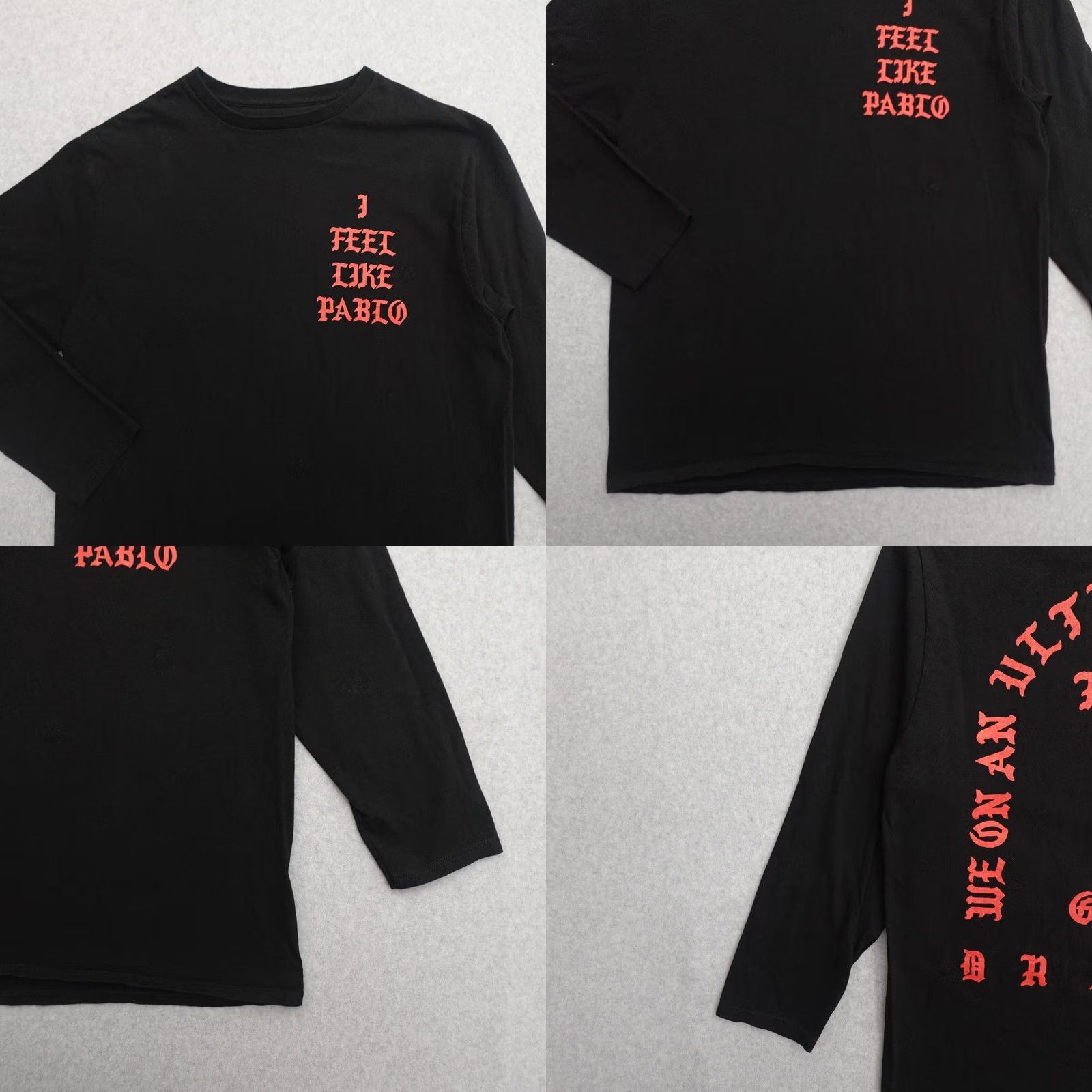 Vintage Kanye West I Feel Like Pablo Shirt Adult Medium Longsleeve Black Size US M / EU 48-50 / 2 - 8 Thumbnail