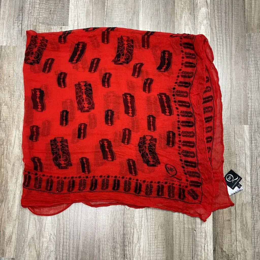 MCQ Alexander Mcqueen silk scarf monogram Measurements: 90cm Size ONE SIZE - 3 Thumbnail