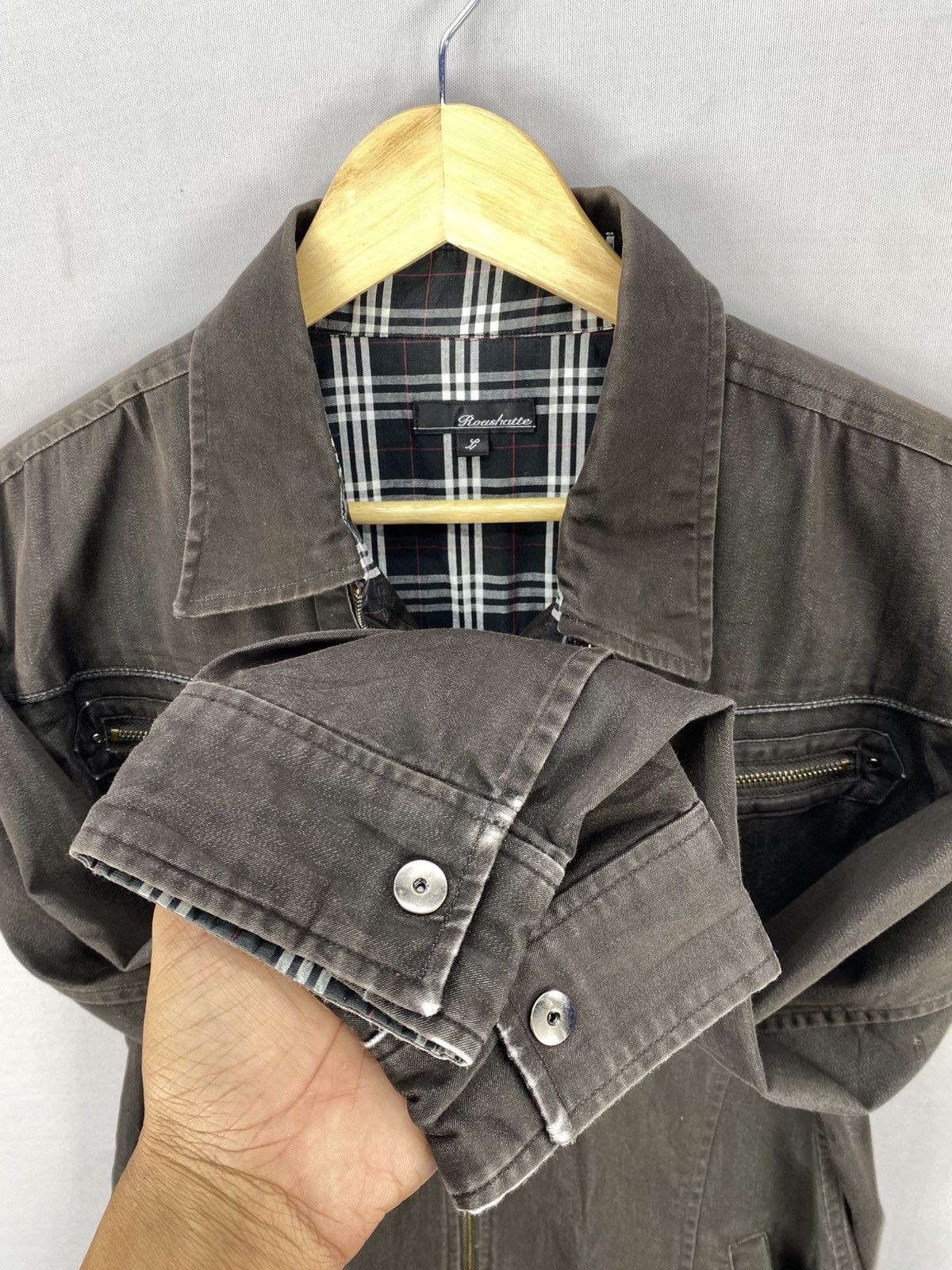 Japanese Brand Vintage 90’s Roushatte Zipper Up Light Jacket Size US M / EU 48-50 / 2 - 9 Thumbnail
