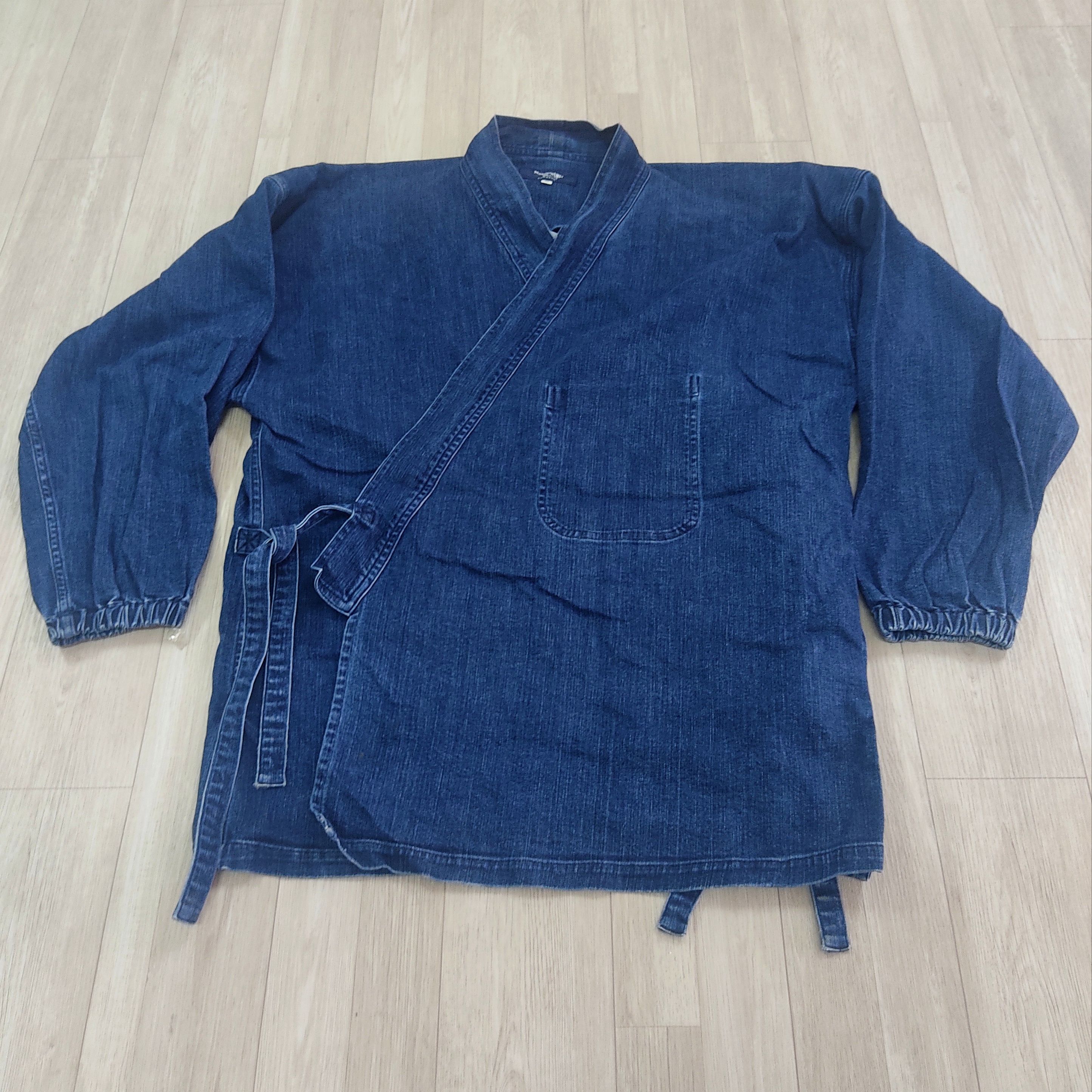 Kaihara Denim KAIHARA DENIM Kamakura Denim Samue Kimono Jacket Size US M / EU 48-50 / 2 - 4 Thumbnail