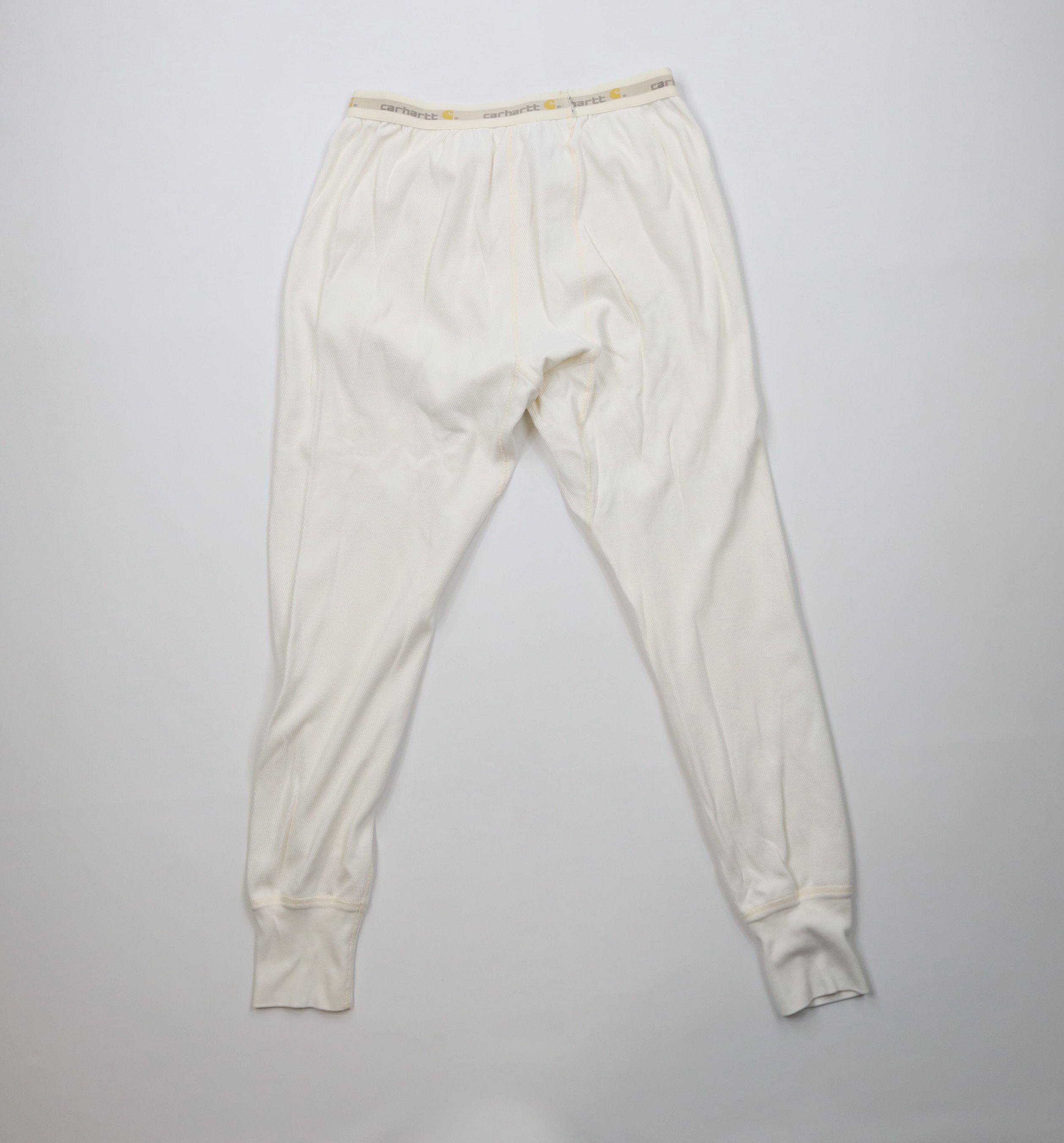Carhartt Vintage Carhartt Thermal Waffle Knit Base Layer Pants Cream Size US 36 / EU 52 - 10 Thumbnail