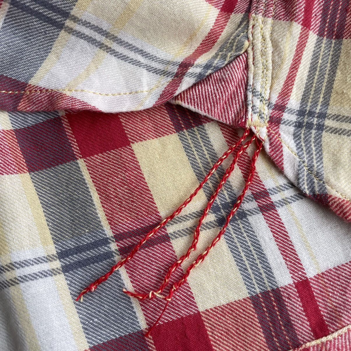 Japanese Brand Houston Plaid Double Pocket Shirt Size US M / EU 48-50 / 2 - 6 Thumbnail