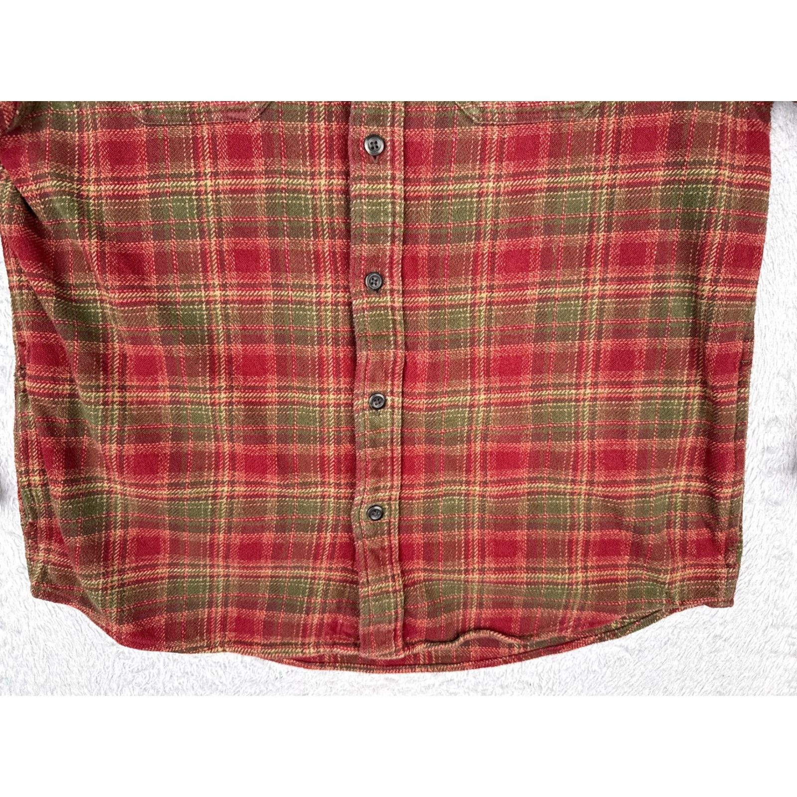 Orvis Orvis Shirt Men XL Plaid Flannel Button-Up Cotton Casual Workwear Red Green Beige Outdoors Mens Size US XL / EU 56 / 4 - 5 Thumbnail