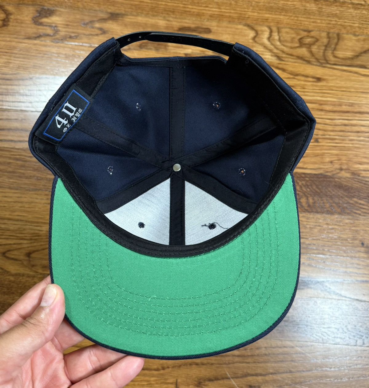 40oz NYC 40 Oz NYC SnapBack blank Hat Cap Navy Blue Unisex OS NWT Size ONE SIZE - 7 Thumbnail