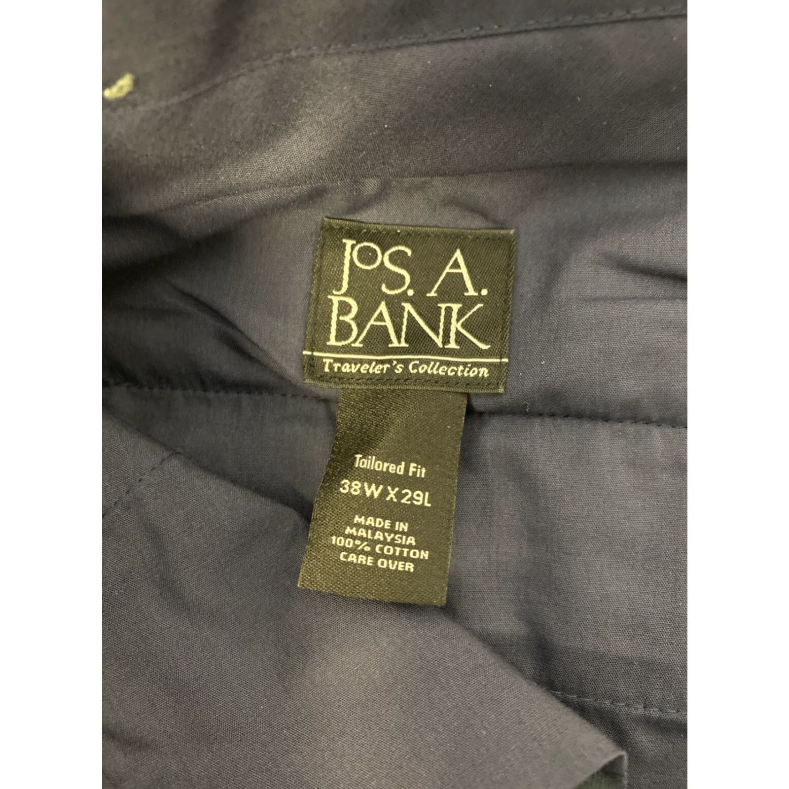 Jos. A. Bank Jos A Bank Traveler Chino Pants 38X29 Navy NWOT /130-28 Size US 38 / EU 54 - 7 Thumbnail