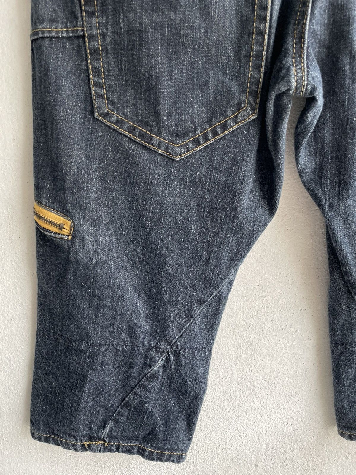 Hysteric Glamour × Japanese Brand Y2k Nylaus jeans Double Waist Ankle denim American state Size US 30 / EU 46 - 9 Thumbnail