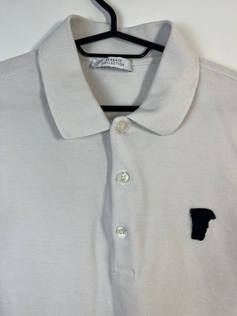 Versace Versace Collection Logo Embroidery Short Sleeve Polo Sz L Size US L / EU 52-54 / 3 - 2 Thumbnail