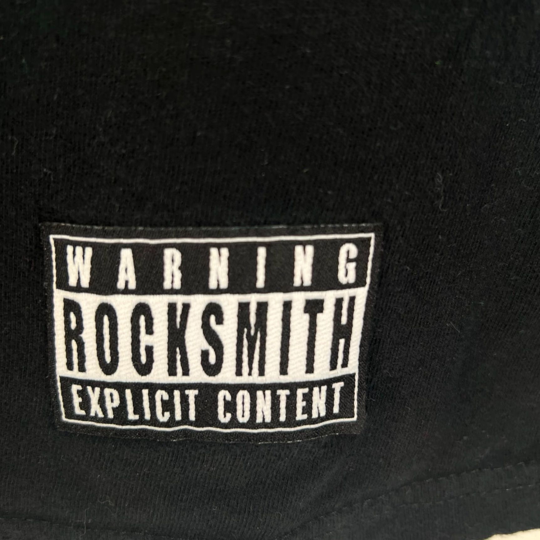 Vintage Rocksmith T-Shirt Men Black Short Sleeve Crew Neck Size L Graphic Logo Rock Theme Mens Size L Black Graphic Tee Size US L / EU 52-54 / 3 - 3 Thumbnail