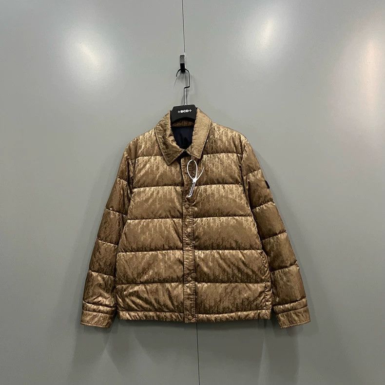 Dior Dior Brown old flower full-print down jacket 2502-Nextarrow Size US M / EU 48-50 / 2 - 1 Thumbnail