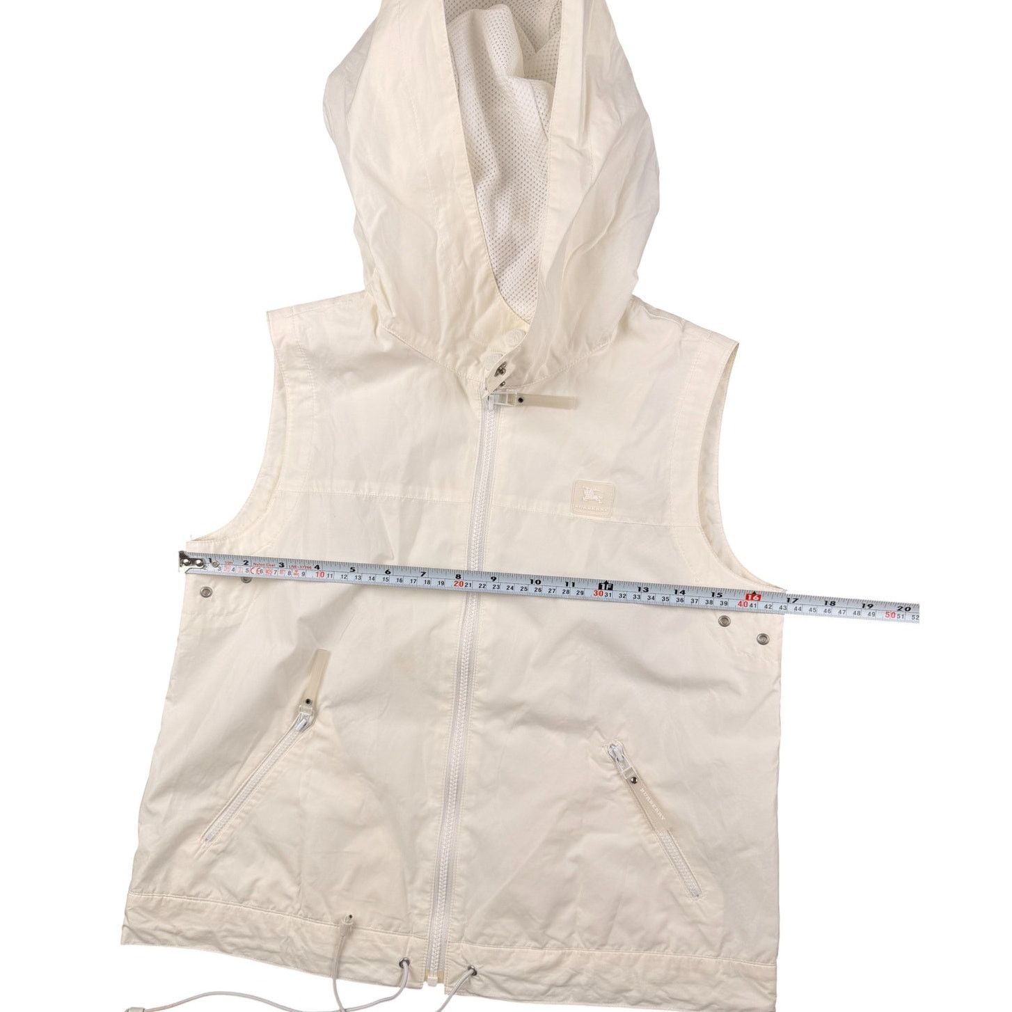 Burberry Burberry Hooded Lest Sleeveless White Vintage Vest XS Women Size US S / EU 44-46 / 1 - 6 Thumbnail