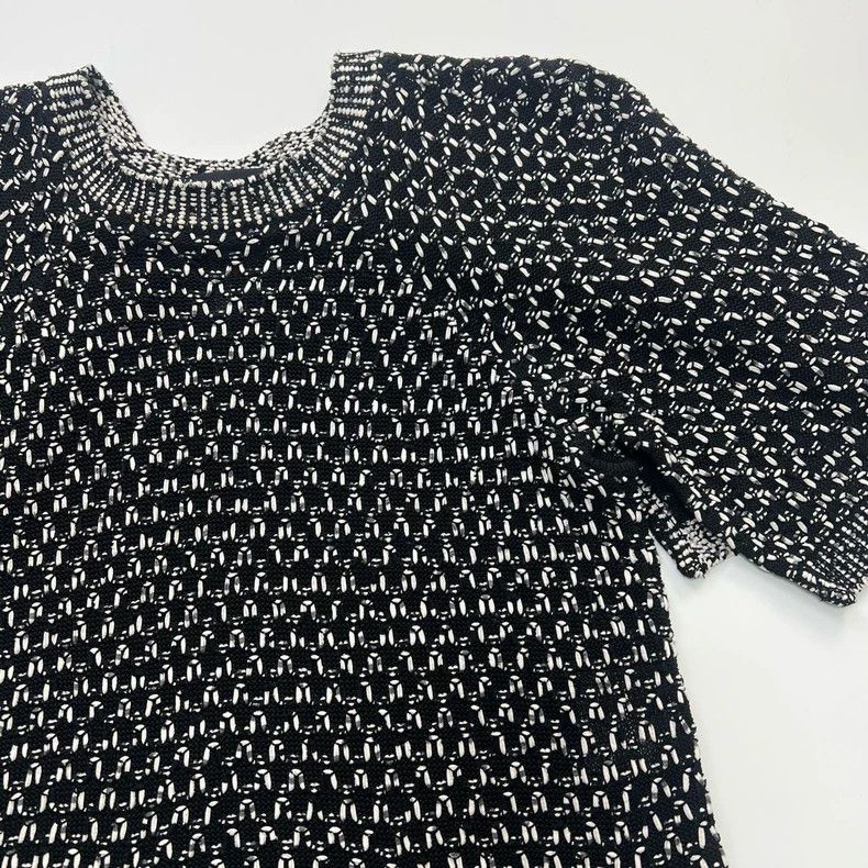 Chanel Chanel Bat sleeve design double C braided short sleeves Size XS / US 0-2 / IT 36-38 - 4 Thumbnail