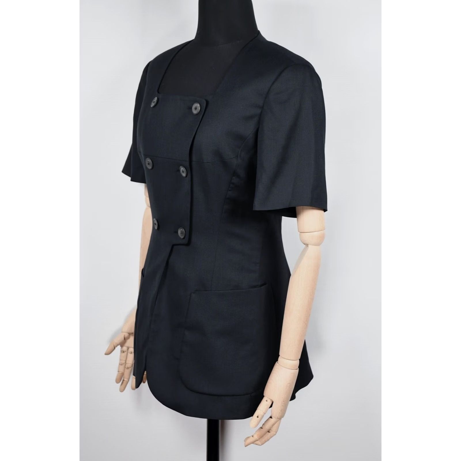 Jil Sander Jil Sander Jacket Women's Size 36 Silk Wool Blue Vintage? No (JIL SANDER) Shirt? Size XS / US 0-2 / IT 36-38 - 3 Thumbnail