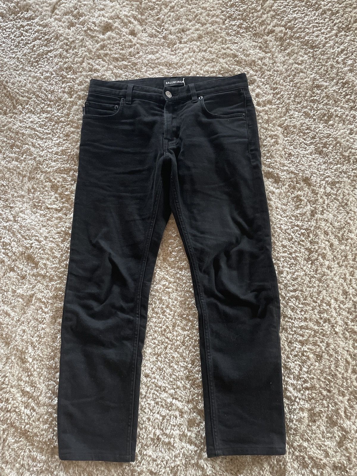 image of Balenciaga Black Denim, Men's (Size 30)